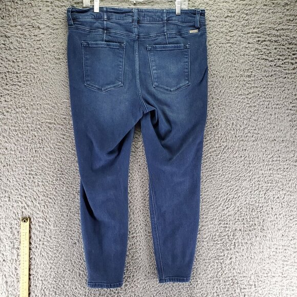 KanCan Jeans Womens 18 Blue Skinny Stretch Cotton Blend Denim - Picture 9 of 10